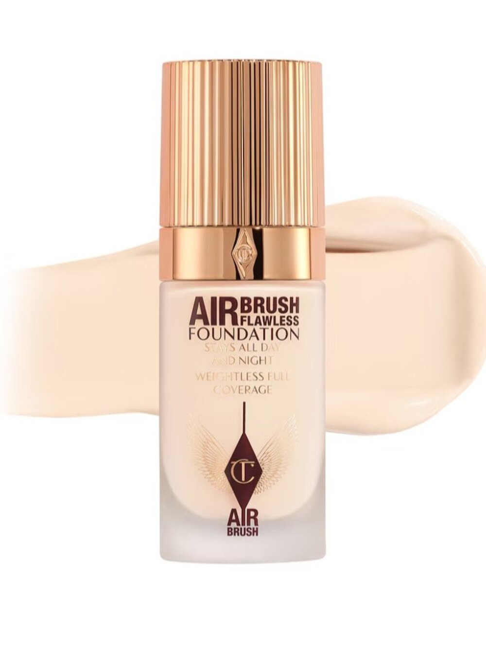 Charlotte Tilbury Airbrush Flawless Foundation 1 Cool Froid 30ml Full Coverage